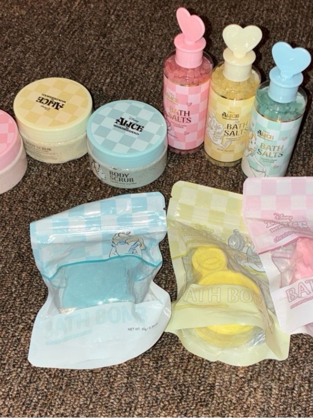 Disney Pastel Bath & Body Set - Pink, Blue, Yellow